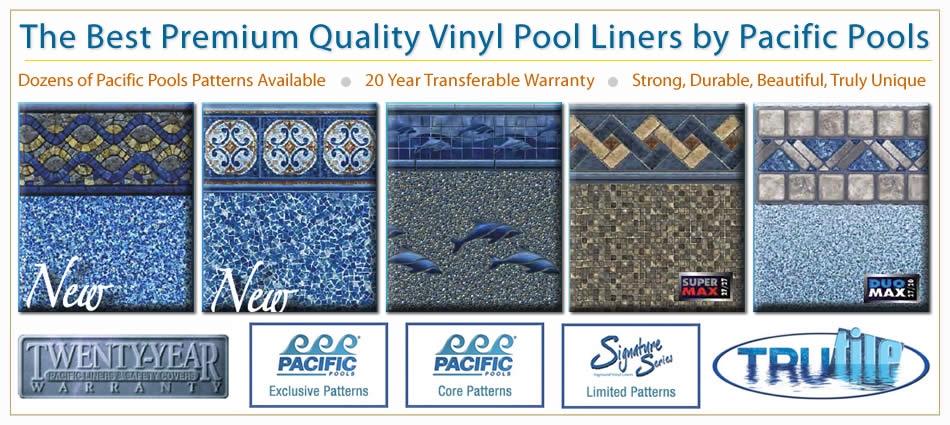 The best, cheap pacific pools vinyl liner replacement liners in Orlando FL.